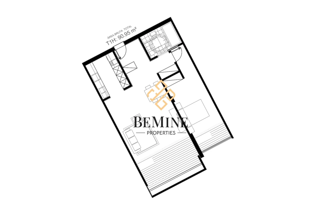 Apartamento T1 para Venda em São Martinho Foto 20