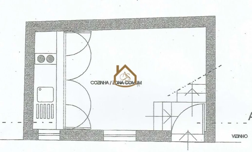 Moradia T1 para Venda em Lagos (São Sebastião e Santa Maria) Planta 2