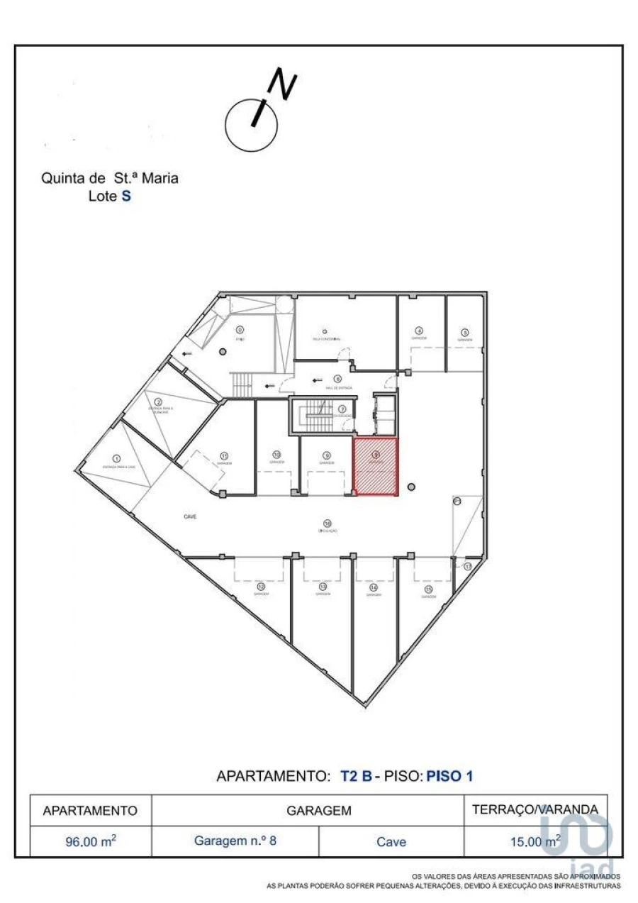 Apartamento T2 para Venda em Tavarede Foto 7