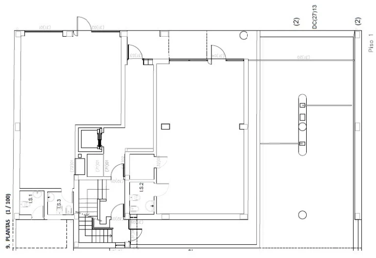 Apartamento T3 para Venda em Sé Nova, Santa Cruz, Almedina e São Bartolomeu Planta 1