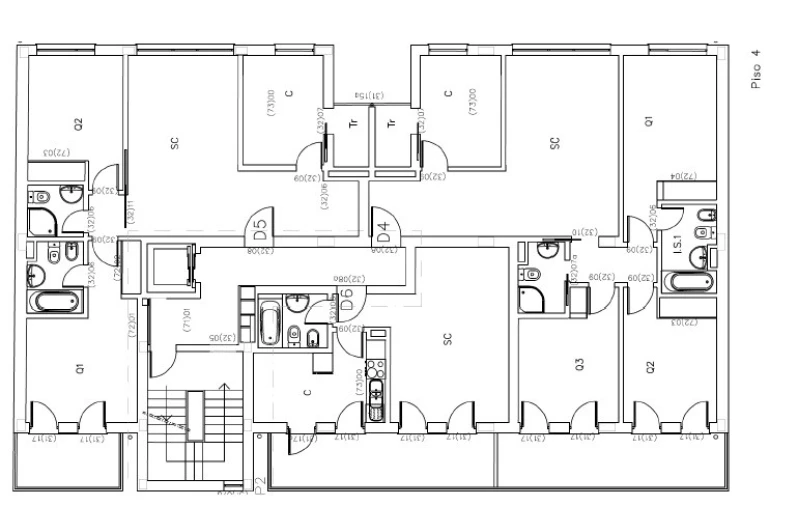 Apartamento T3 para Venda em Sé Nova, Santa Cruz, Almedina e São Bartolomeu Planta 4