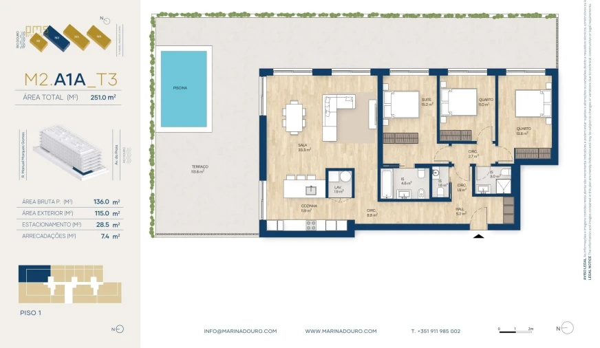 Apartamento T3 para Venda em Canidelo Foto 40