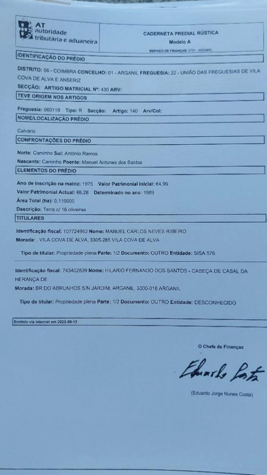 Terreno para Venda em Arganil Foto 7