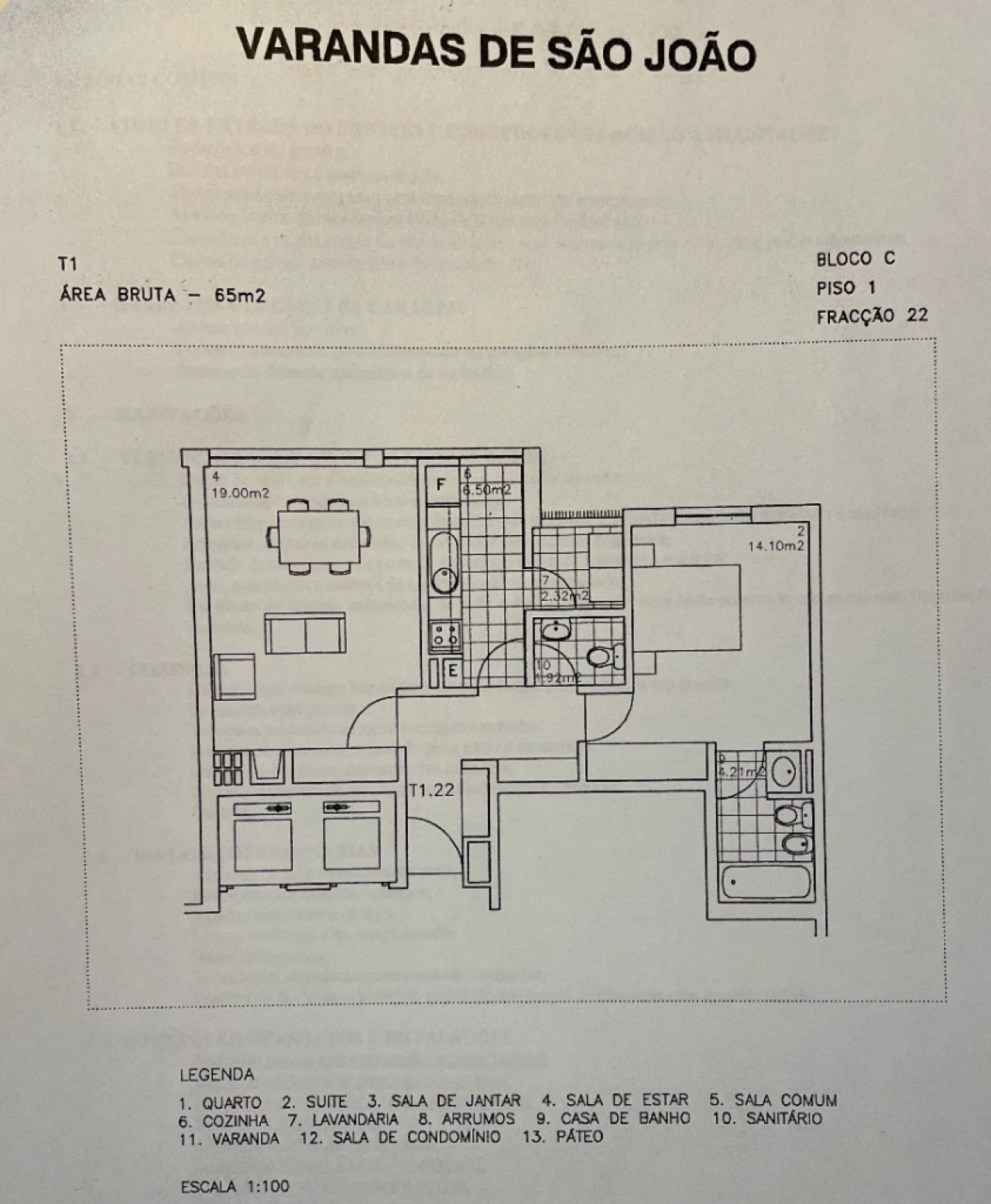 Apartamento T1 para Arrendamento em Maia Foto 21