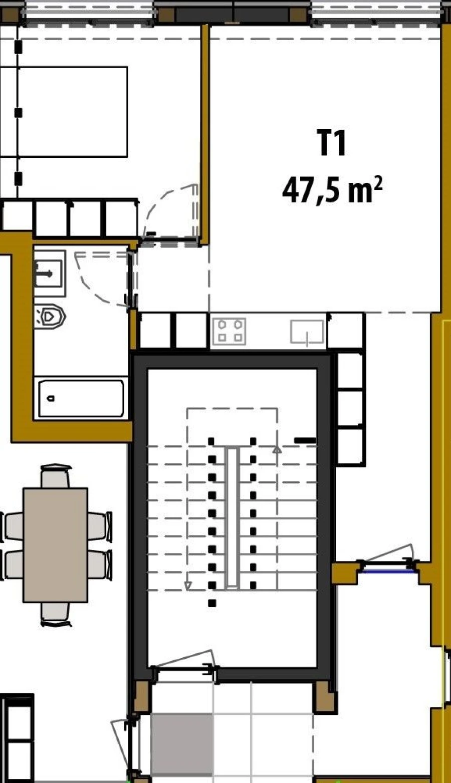 Apartamento T1 para Venda em Porto Foto 12