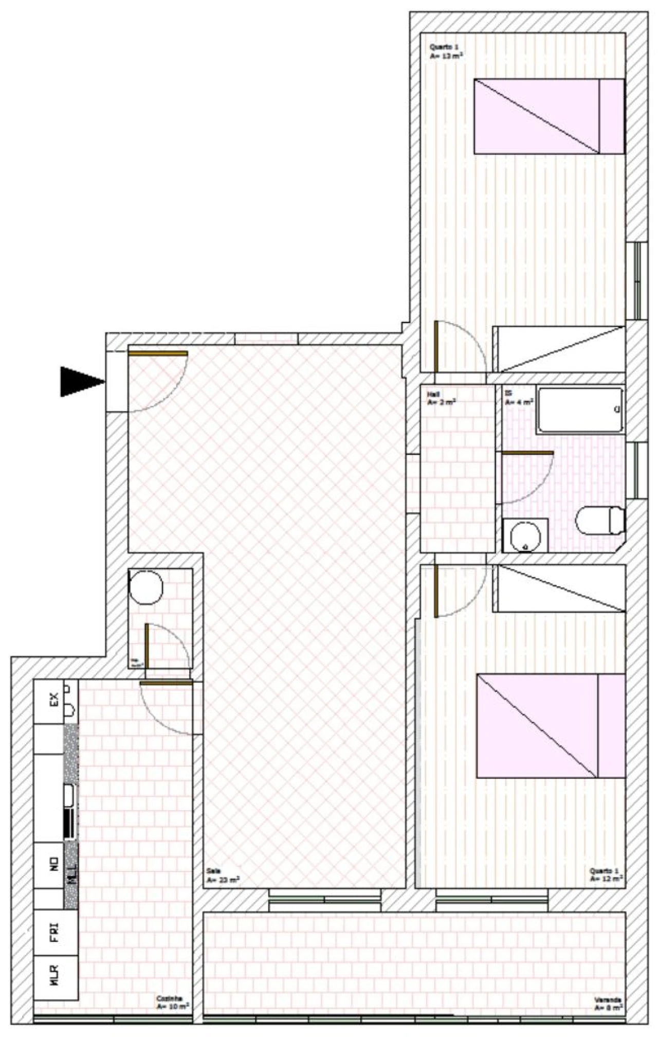 Apartamento T2 para Arrendamento em Carcavelos Foto 13