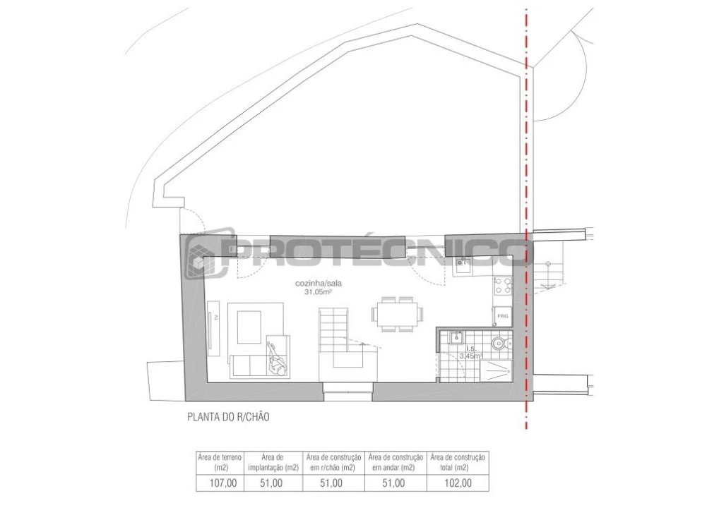 Moradia T2 para Venda em Ribança Foto 4