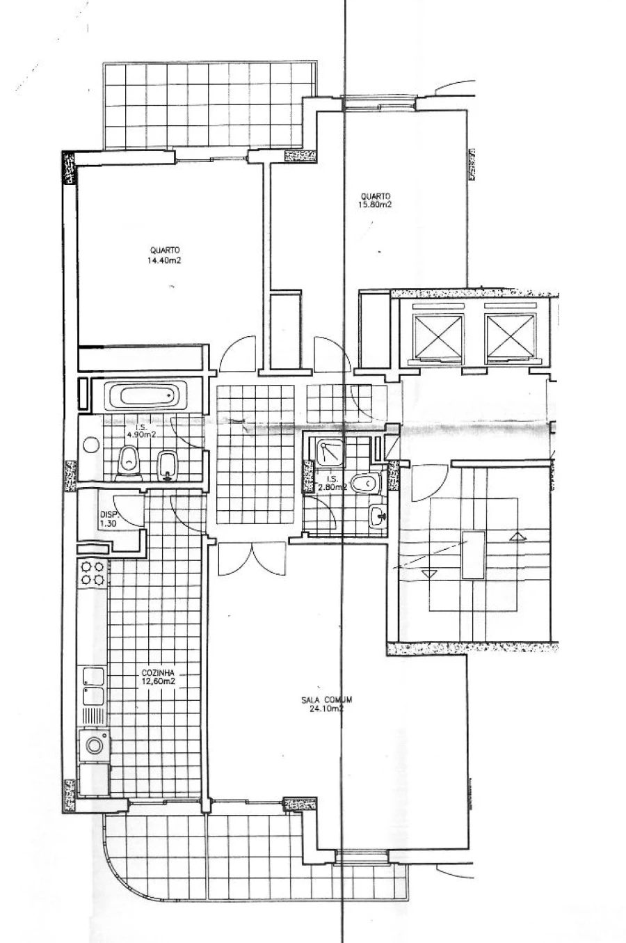 Apartamento T2 para Arrendamento em Faro Foto 22