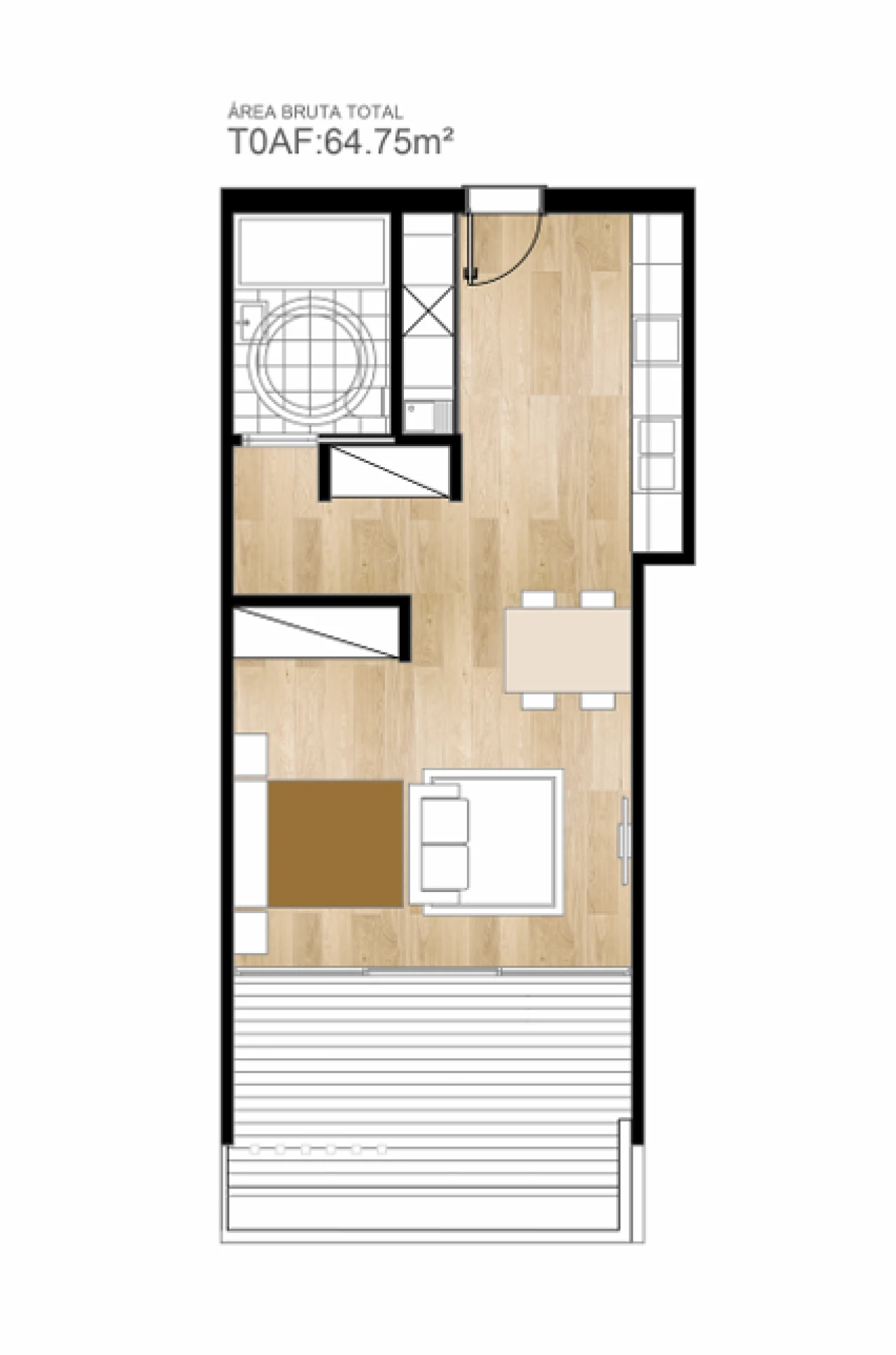 Apartamento T1 para Venda em Funchal Foto 10