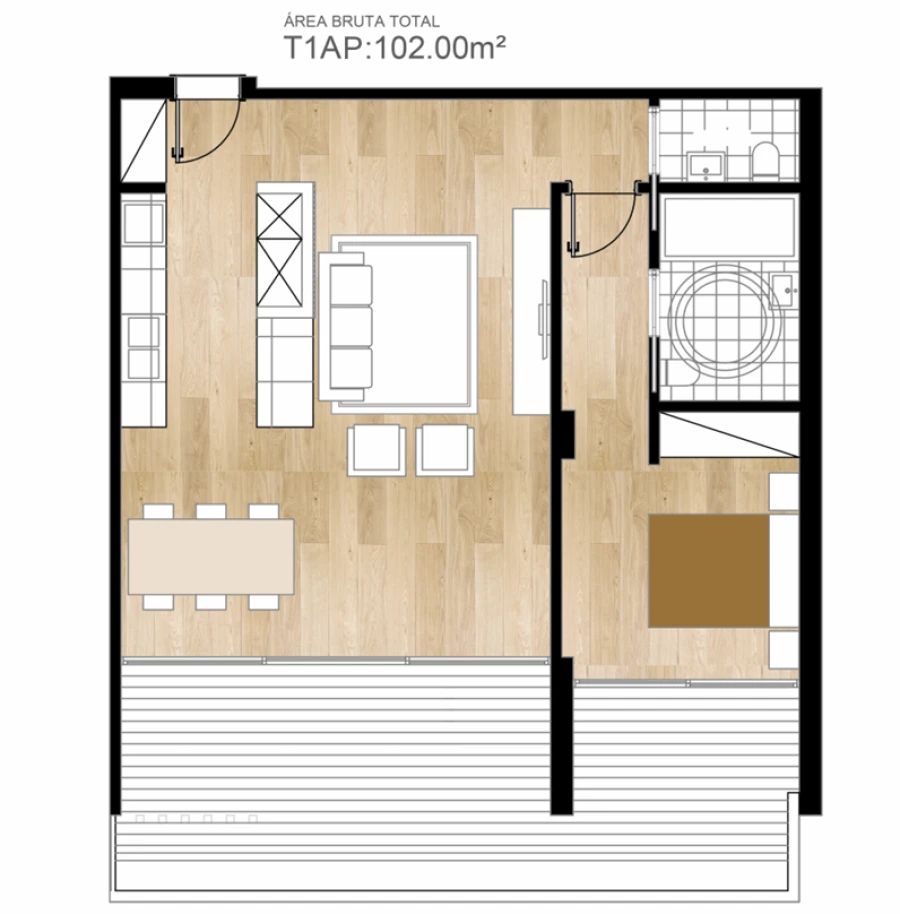 Apartamento T1 para Venda em Funchal Foto 22