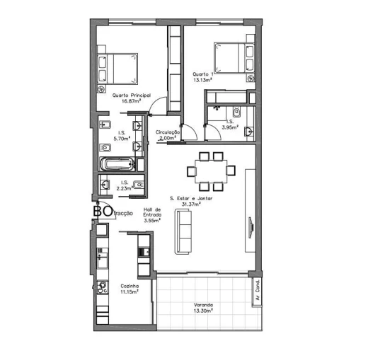 Apartamento T2 para Venda em Funchal Foto 23