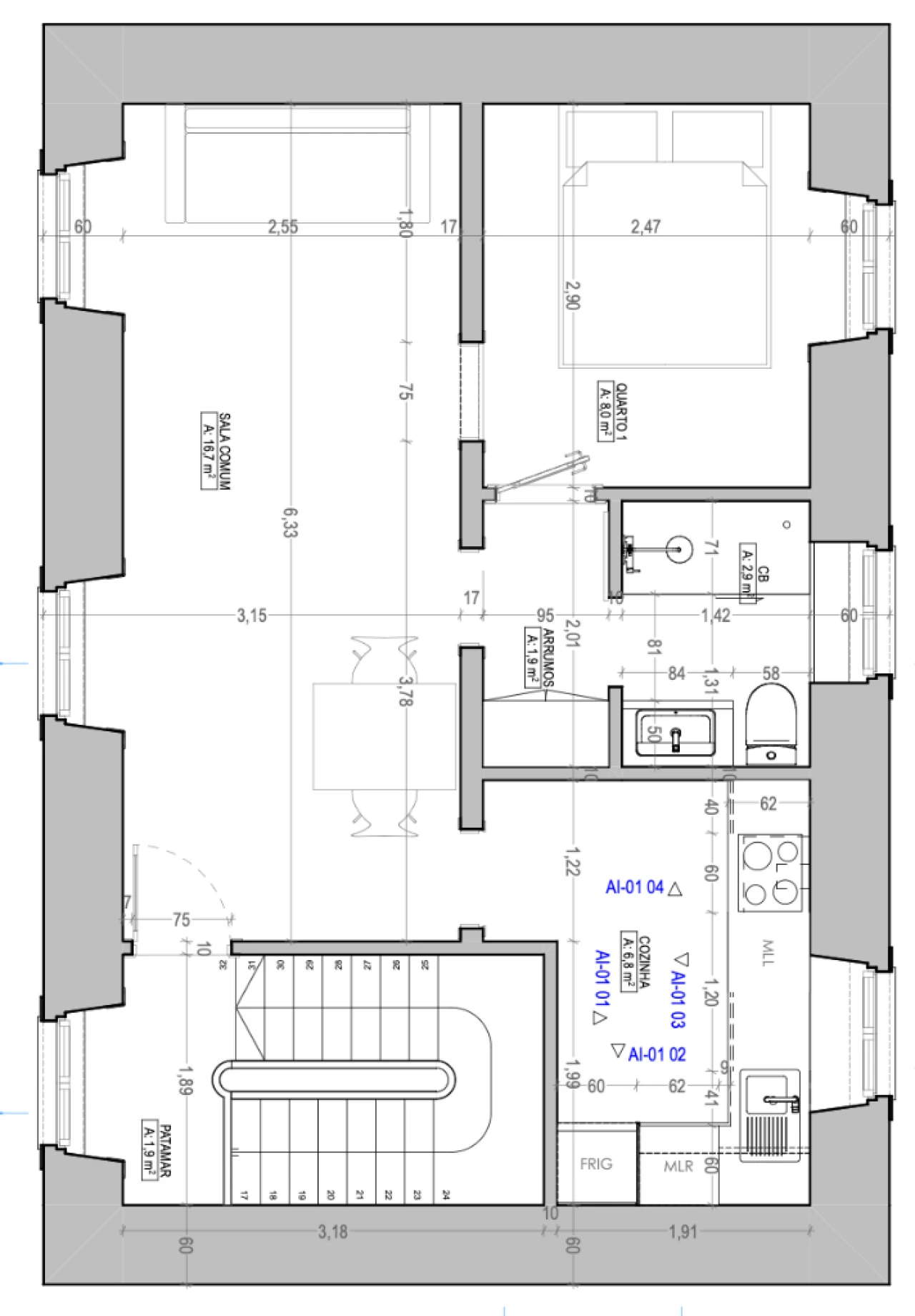 Apartamento T1 para Venda em Lisboa Foto 20