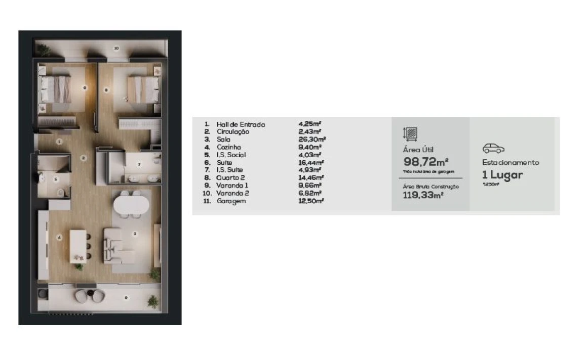 Apartamento T2 para Venda em Camara de Lobos Foto 17