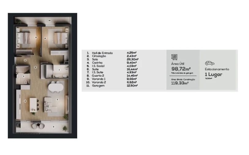 Apartamento T2 para Venda em Camara de Lobos Foto 17