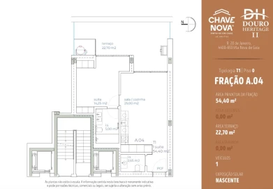 Apartamento T1 para Venda em Vila Nova de Gaia