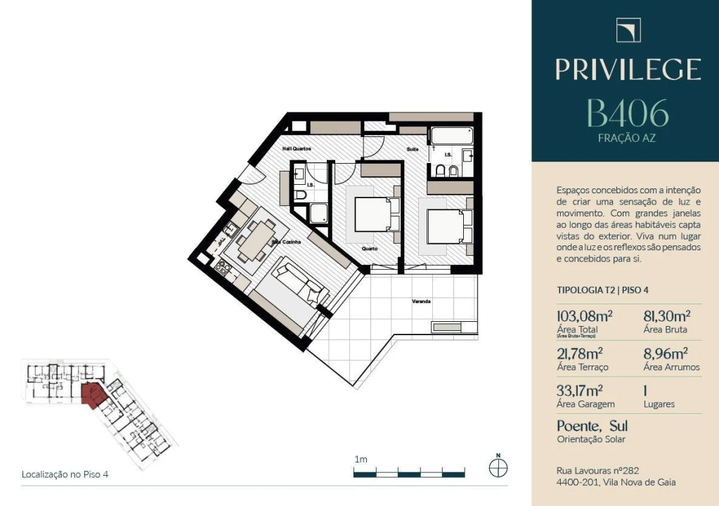 Apartamento T2 para Venda em Vila Nova de Gaia Foto 13