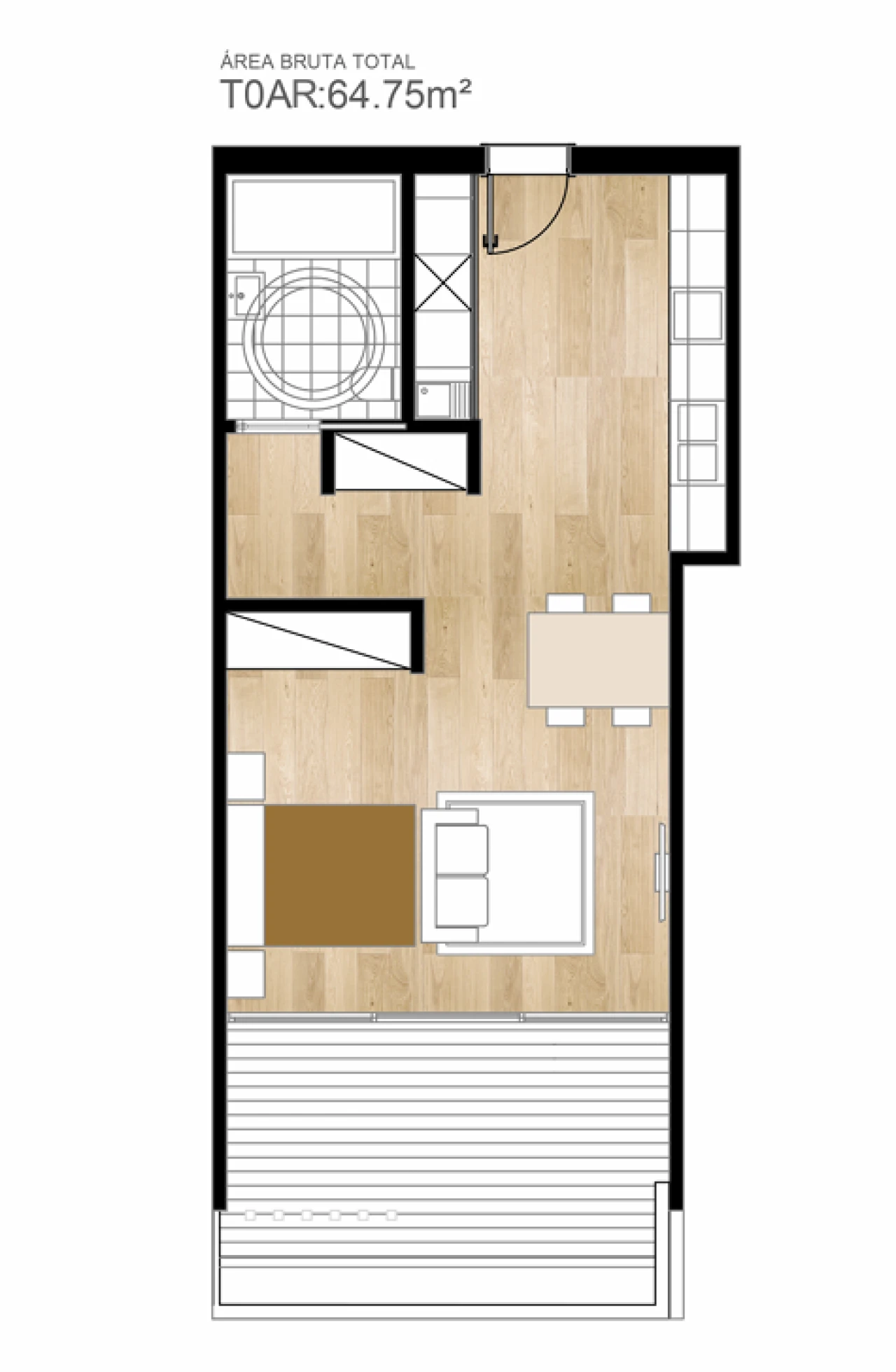 Apartamento T1 para Venda em Funchal Foto 21