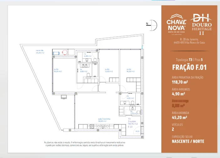 Apartamento T3 para Venda em Vila Nova de Gaia Foto 1