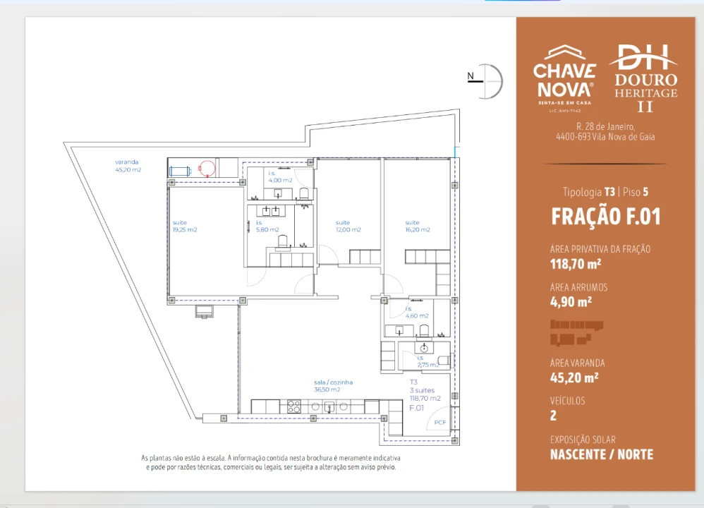 Apartamento T3 para Venda em Vila Nova de Gaia Foto 1