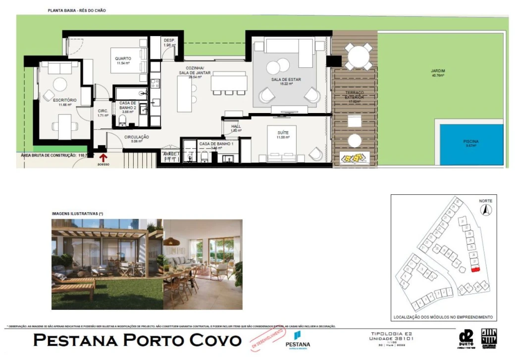 Apartamento T3 para Venda em Porto Covo Foto 13