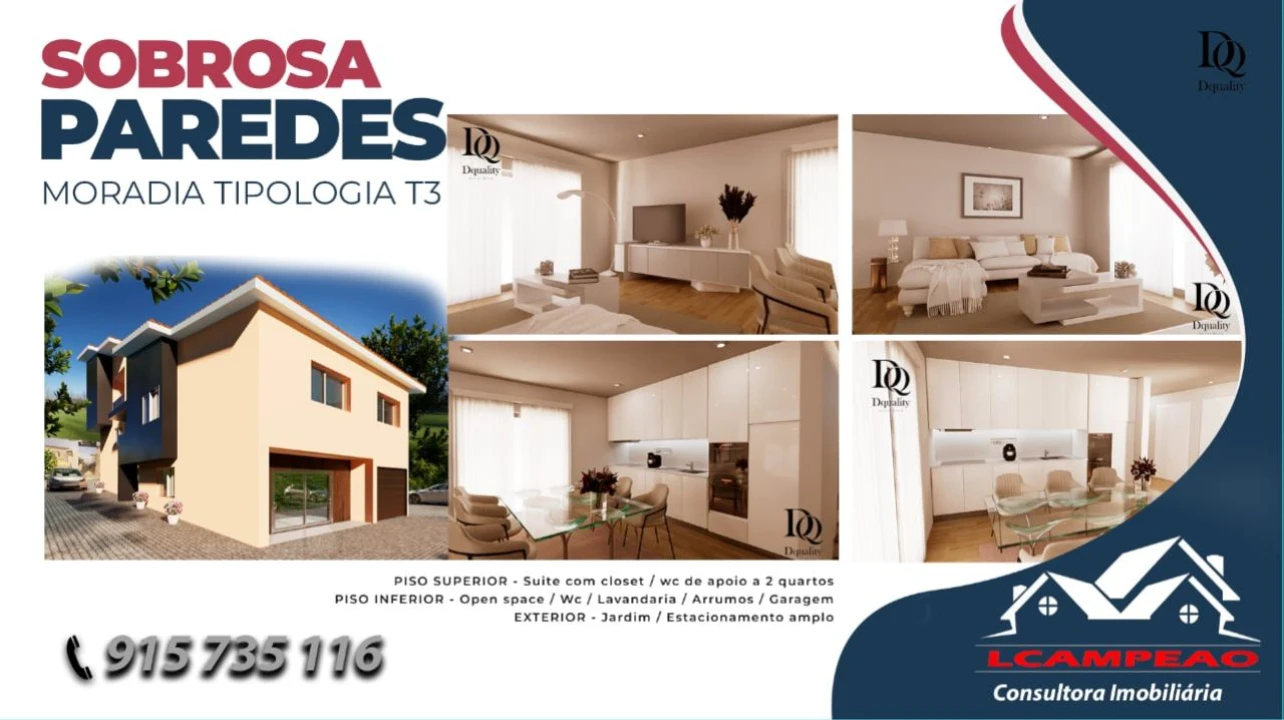 Moradia T3 para Venda em Sobrosa Foto 2
