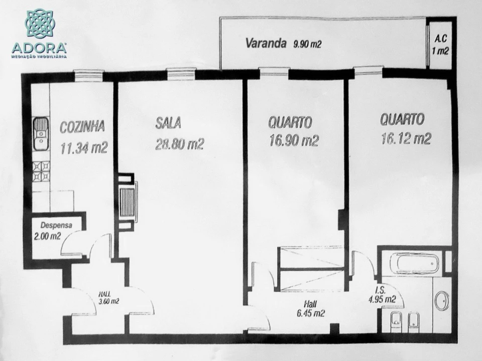 Apartamento T2 para Arrendamento em Linda a Velha Foto 20