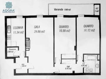 Apartamento T2 para Arrendamento em Linda a Velha