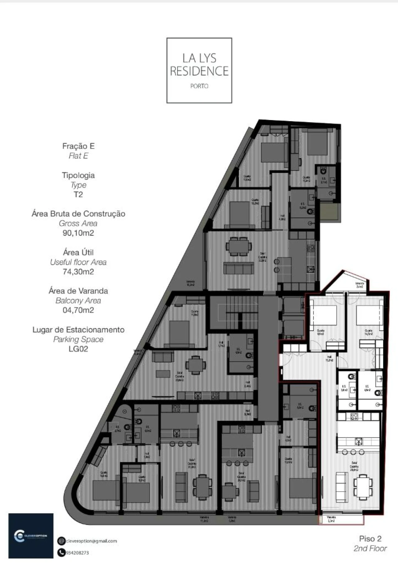 Apartamento T2 para Venda em Porto Foto 1