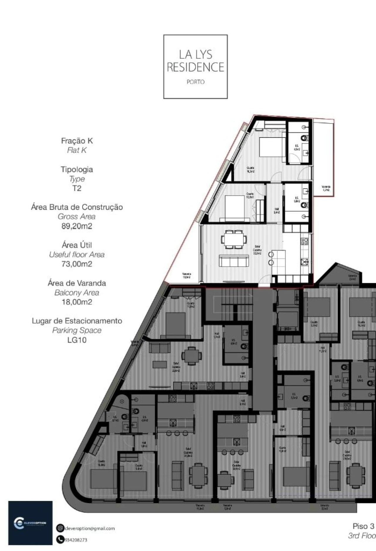 Apartamento T2 para Venda em Porto Foto 2