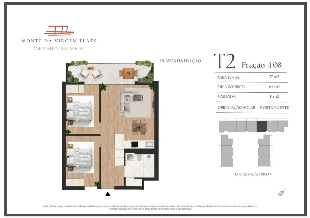 Apartamento T2 para Venda em Vila Nova de Gaia Foto 11