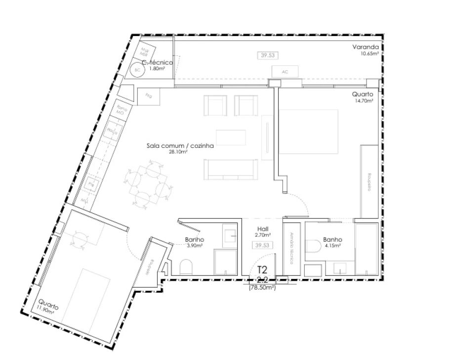 Apartamento T3 para Venda em Vila Nova de Gaia Foto 12