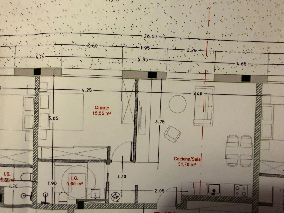 Apartamento T1 para Venda em Covilhã Foto 16