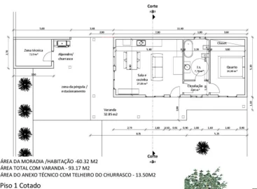 Moradia T1 para Venda em Alvados