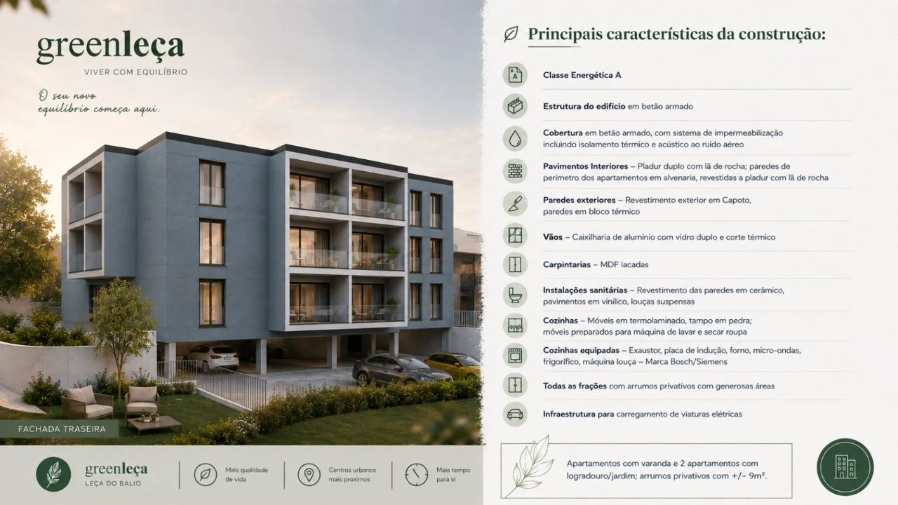 Apartamento T2 para Venda em Leça do Balio Foto 3