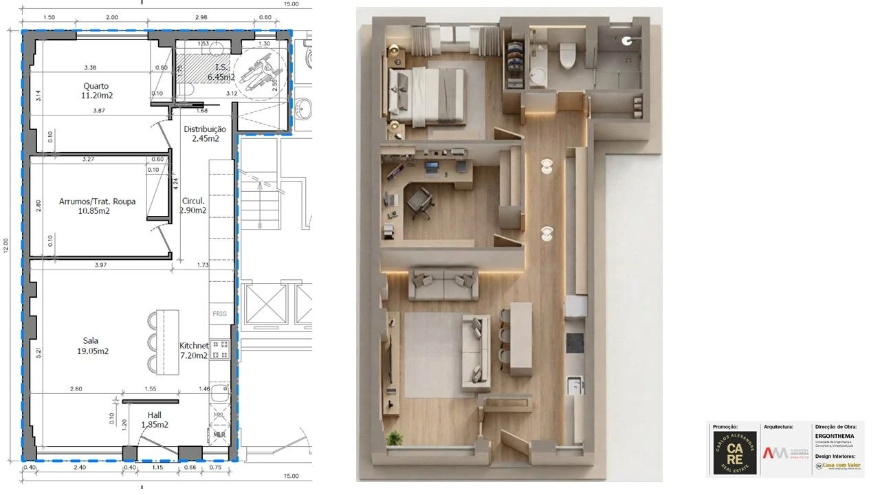 Apartamento T2 para Venda em Rinchoa Foto 11