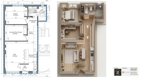 Apartamento T2 para Venda em Rinchoa