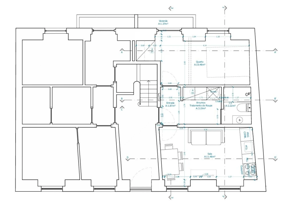 Apartamento T1 para Arrendamento em Lisboa Foto 2