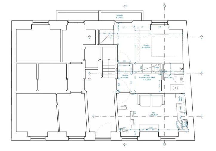 Apartamento T1 para Arrendamento em Lisboa Foto 2