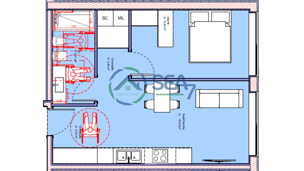 Apartamento T1 para Venda em Viana do Castelo Foto 4