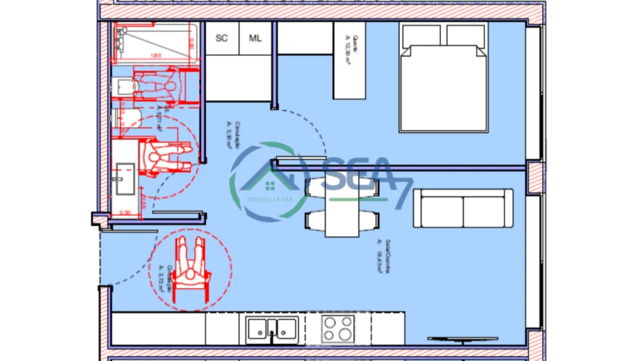 Apartamento T1 para Venda em Viana do Castelo Foto 4